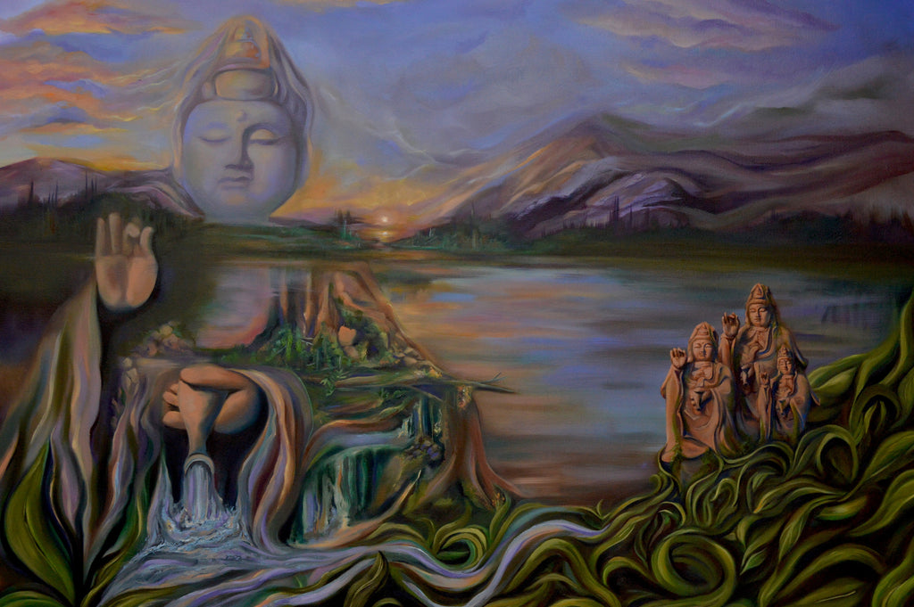 Dreams of the Jewel original painting image 2