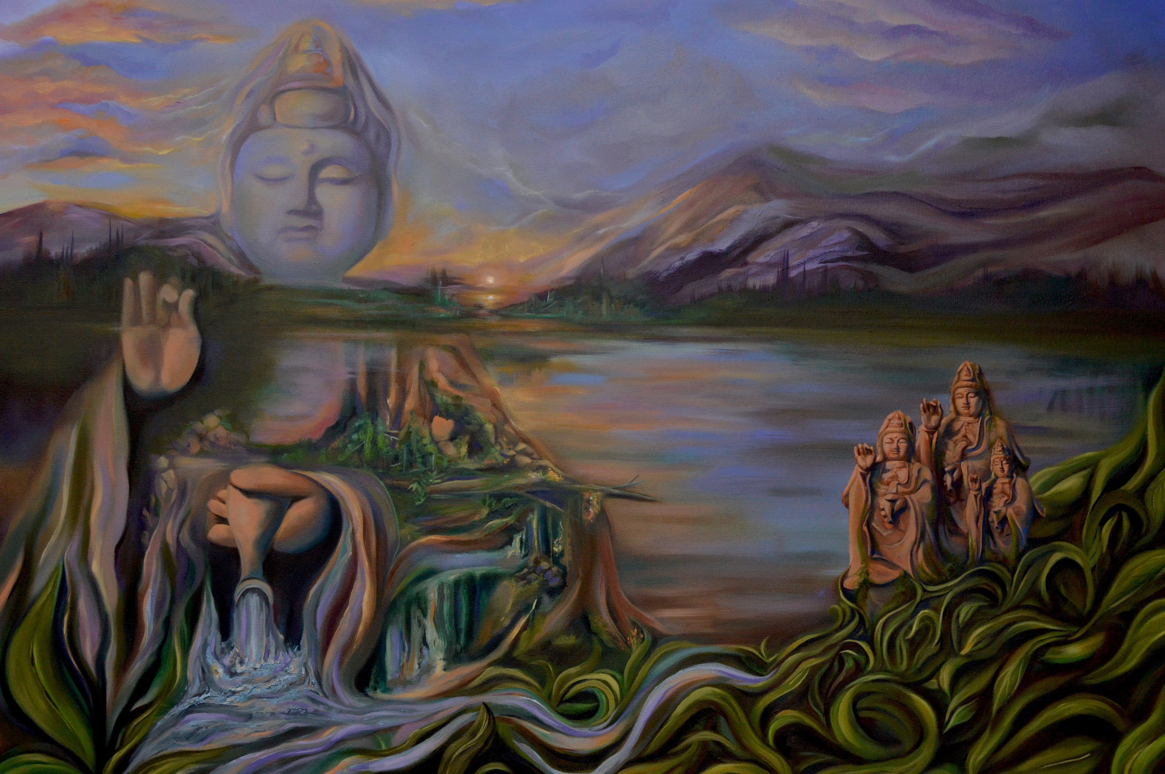Dreams of the Jewel original painting image 2