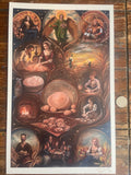 Pentacles print (Tarot Minor Arcana)