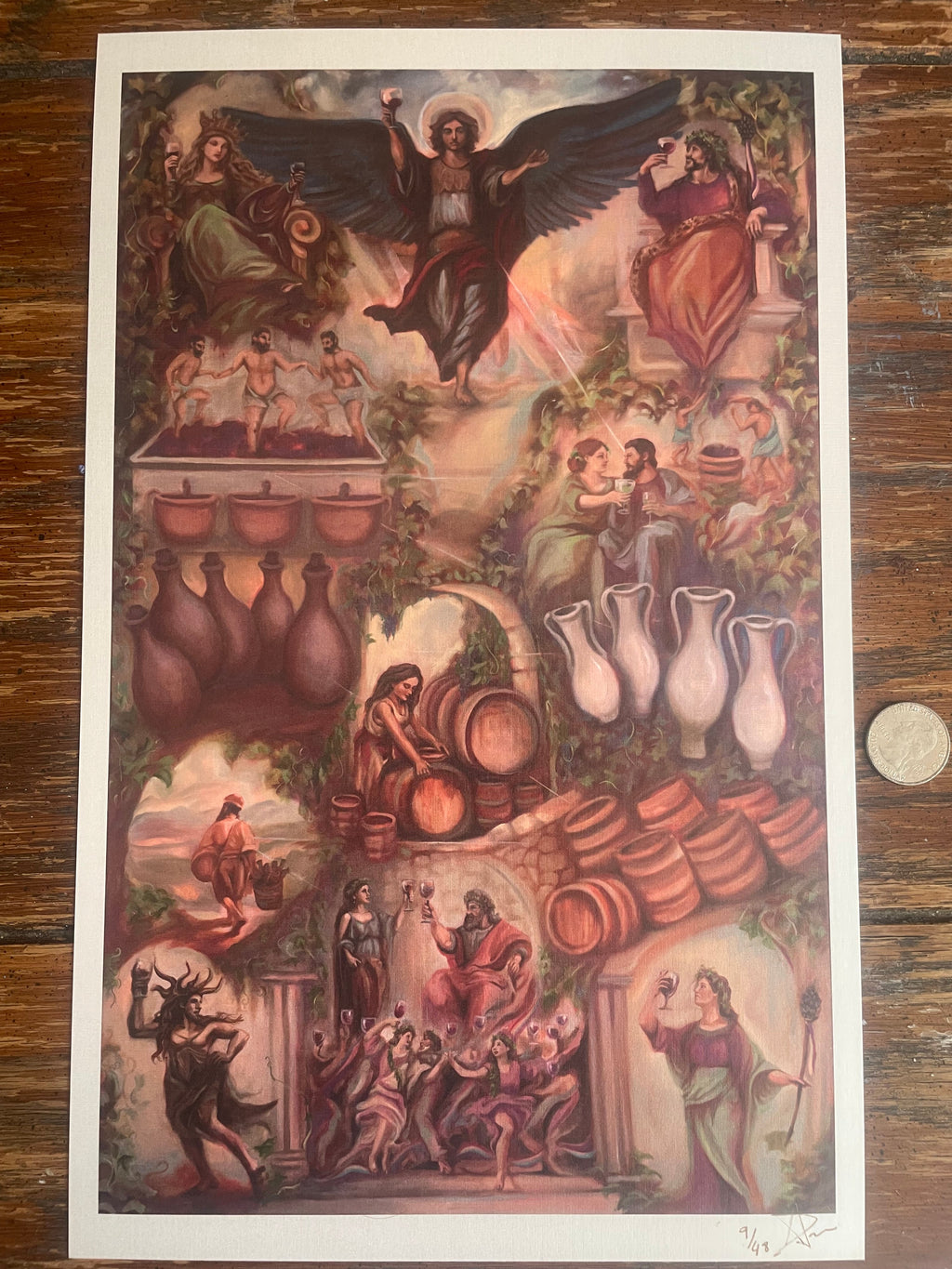 Cups print (Tarot Minor Arcana)