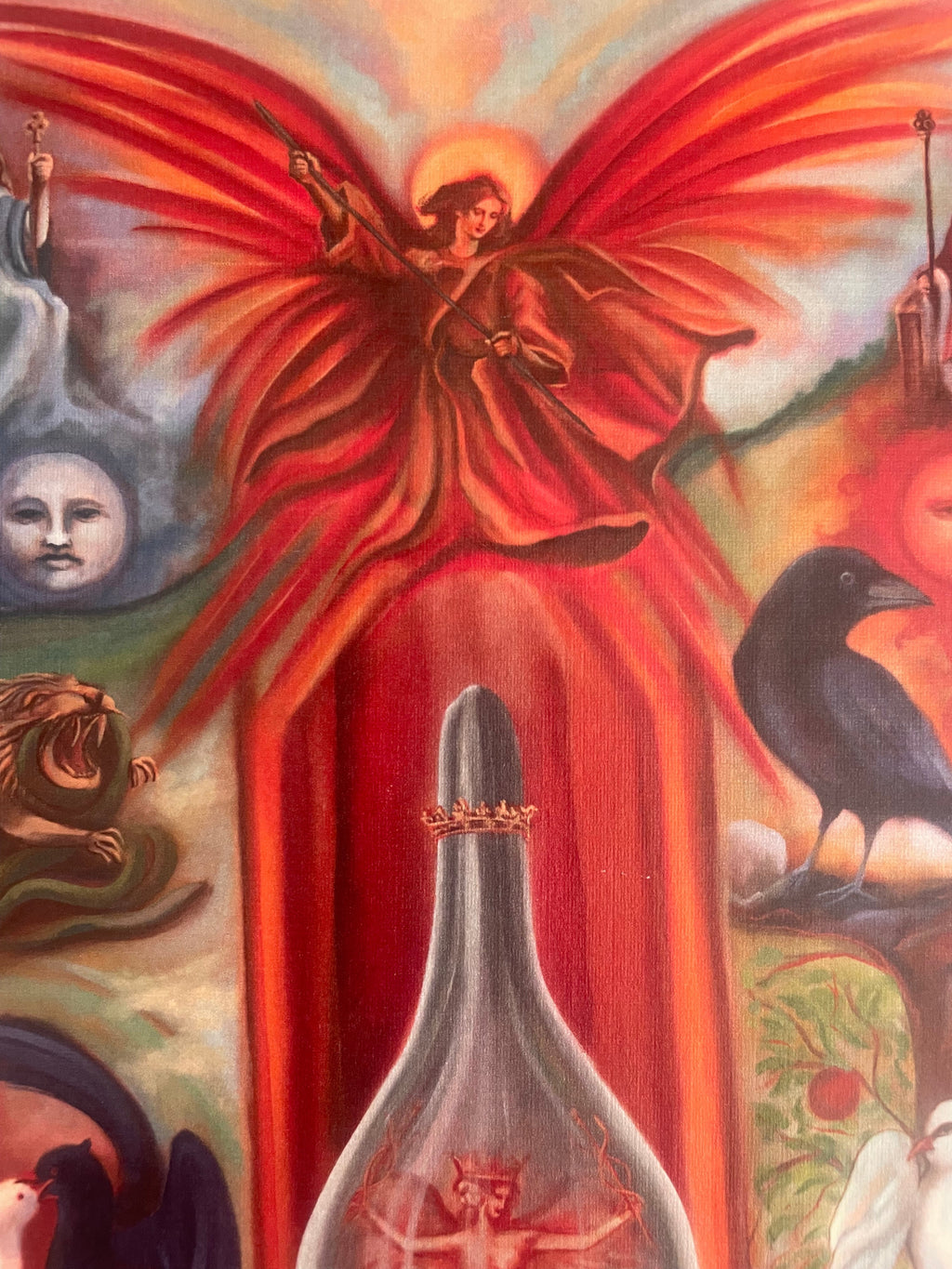 Wands print (Tarot Minor Arcana)