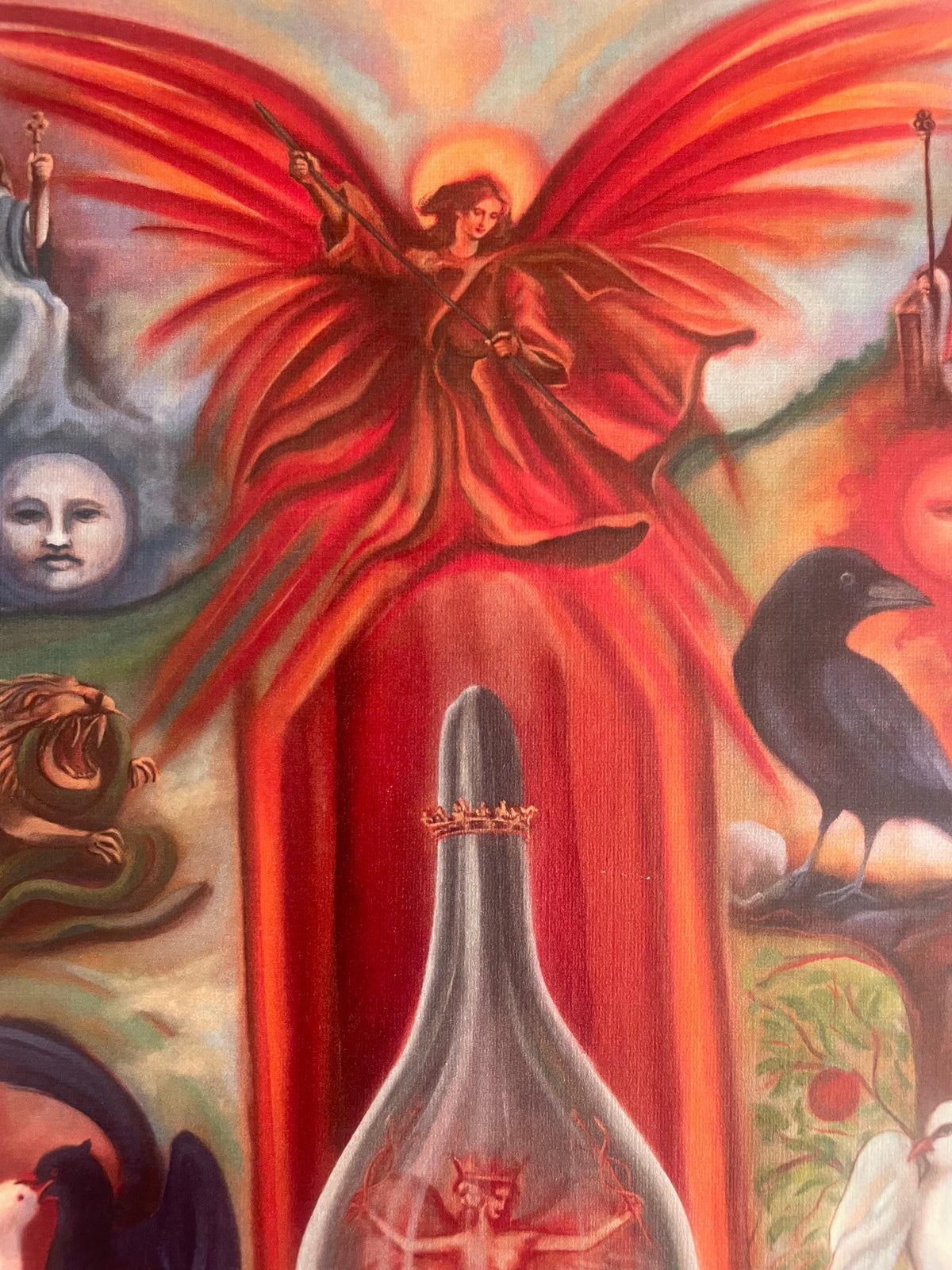 Wands print (Tarot Minor Arcana)