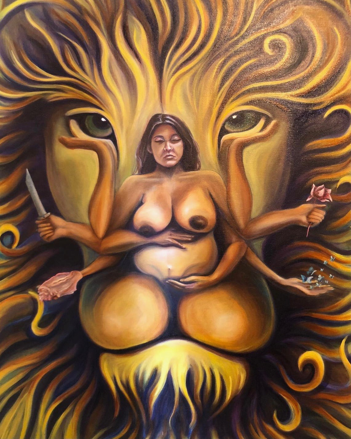 Durga Ma in Leo print image 0
